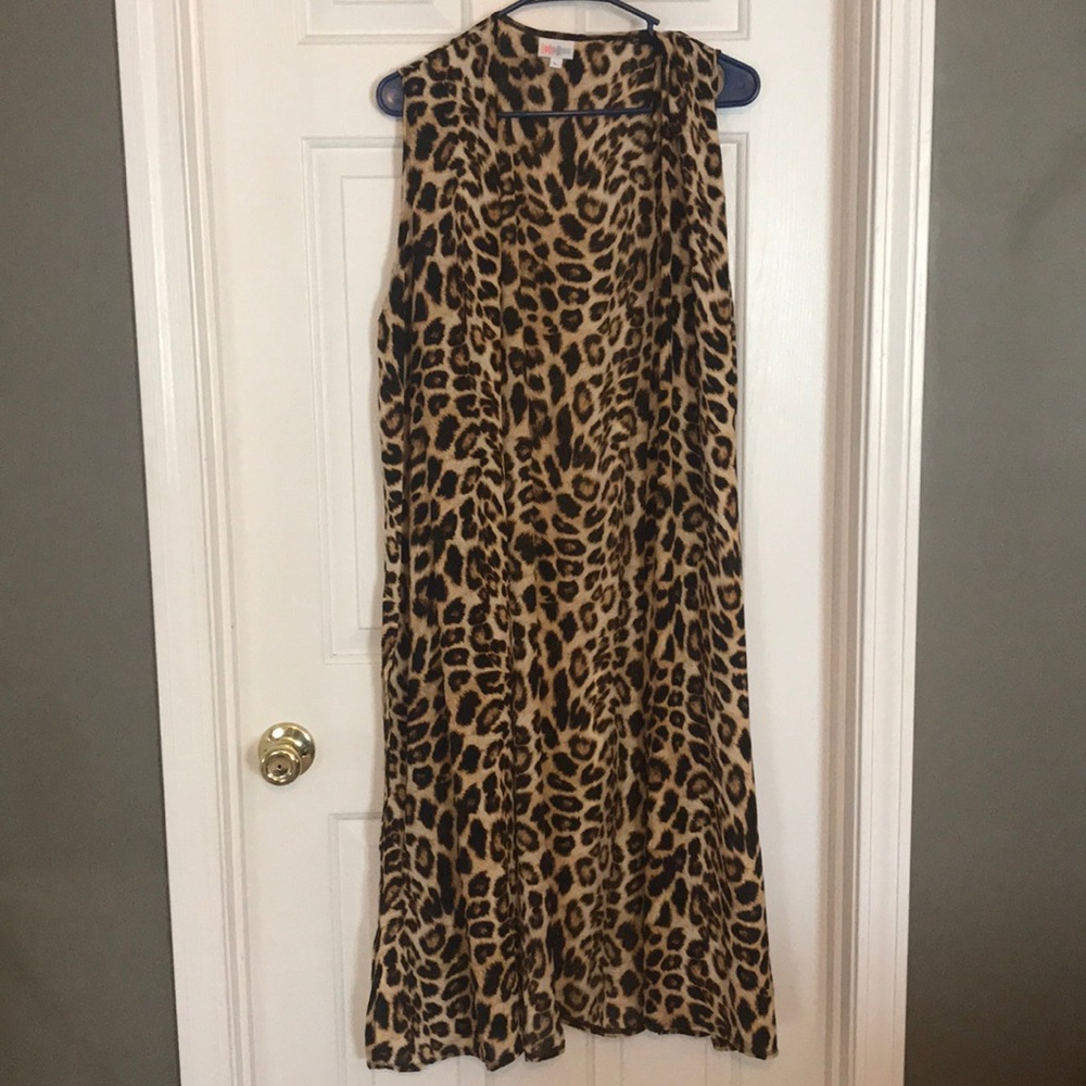 Leopard LuLaRoe Joy vest